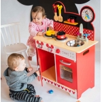 Derrson Disney Dětská dřevěná kuchyňka XL Mickey a Minnie