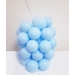 iMex světle modré míčky do bazénu 7cm 50 ks