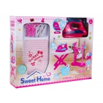 iMex dětské žehlící prkno s žehličkou a párou Sweet Home