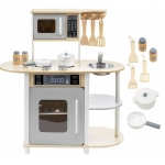 iMex Toys Dřevěná kuchyňka Piaf s moderními doplňky
