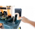 ISO 11546 Dětská kuchyňka XL se zvuky a tekoucí vodou modrá