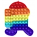 KIK Pop It Rainbow Jumbo antistresová hračka Among Us 2