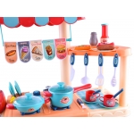 iMex Toys Fast Food Stánek s kolečky a příslušenstvím
