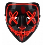 Malatec Děsivá maska černo červená