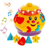iMex Toys Usměvavý hudební interaktivní Hrnec s vkládačkou