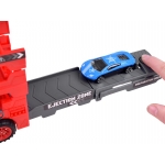 iMex Toys Vystřelovací tahač červený + 6 autíček