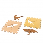 iMex Toys pěnové puzzle 30 x 30 cm 36 ks Dino