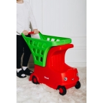 Doloni dětský nákupní vozík červený