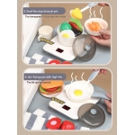 iMex Toys dětská interaktivní kuchyňka 100cm Gourmet šedá