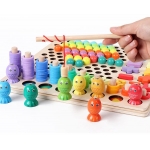 iMex Toys Montessori dřevěná vzdělávací a kreativní sada