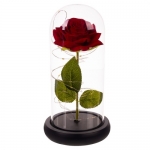 Malatec 21619 LED růže ve skleněné váze