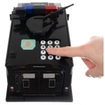 ISO 14369 Dětská auto kasička na ukládání peněz pomocí hesla a otisku prstu 