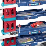 iMex Toys interaktivní garáž EXTREME 100cm 3v1, 95 kusů vč. podložky