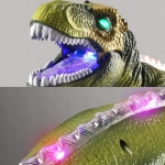 iMex Toys interaktivní dinosaurus zelený 