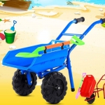 iMex Toys Zahradní sada 10v1 s kovovým nářadím, kolečky a doplňky 4575