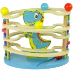 iMex Toys Dřevěná kuličková dráha dinosaurus 