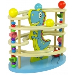 iMex Toys Dřevěná kuličková dráha dinosaurus 