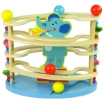 iMex Toys Dřevěná kuličková dráha slon