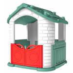 iMex Toys Dětský zahradní domeček se skluzavkou ZOG.CHD-803G