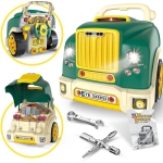 iMex Toys Sada pro kutily DIY Nákladní auto na demontáž zelené 
